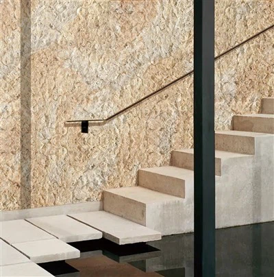 Revêtement mural flexible en pierre de parement extérieur