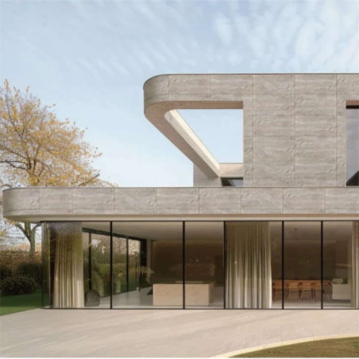 Pierre alpes durables et carreaux à faible teneur en carbone