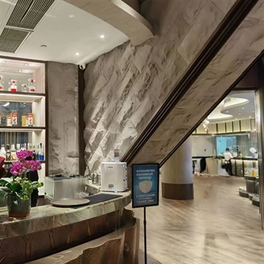 Panneau mural décoratif en pierre de champignon